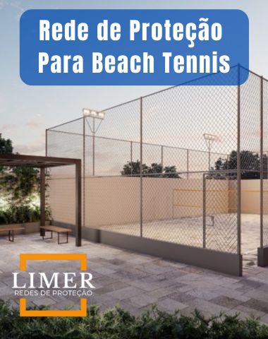 Rede de Proteção Para Beach Tennis